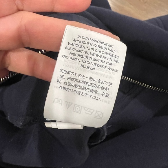 J. Crew Scuba Neoprene jacket - navy blue size XXS - Picture 9 of 9